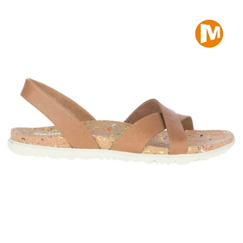 Merrell Napa Valley Sling Sandalen Damen HellBraun [DE-YBSCJ]